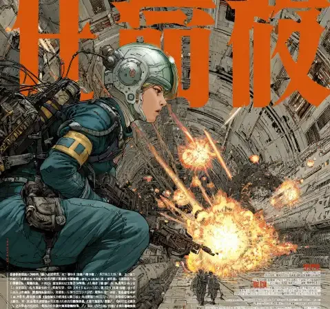 条目示例封面，用于对照题材、状态、更新节奏与篇幅规模四个字段的标注位置